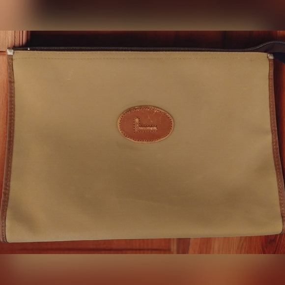 Lancel Handbags - EUC LANCEL Vintage Unisex Clutch Toiletries bag